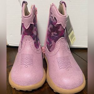 Roper infant purple pink camo boots NEW